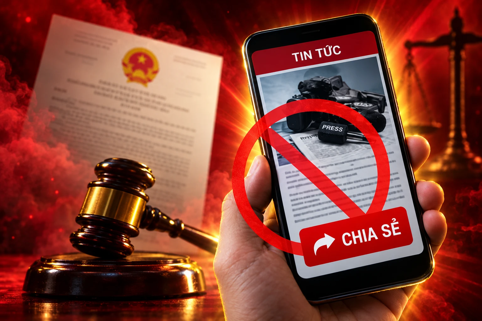 Vietnam Decree 174 unauthorized news sharing social media fines
