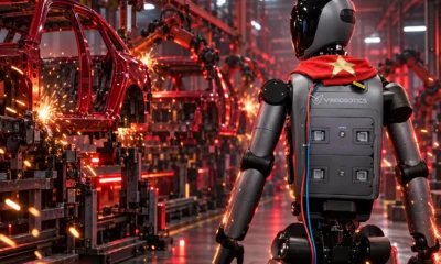 VinRobotics VR-H3 humanoid for VinFast factory lines