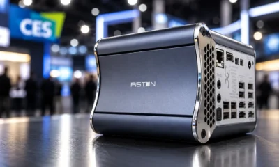 Xi3 Piston cube in Valve CES 2013 booth