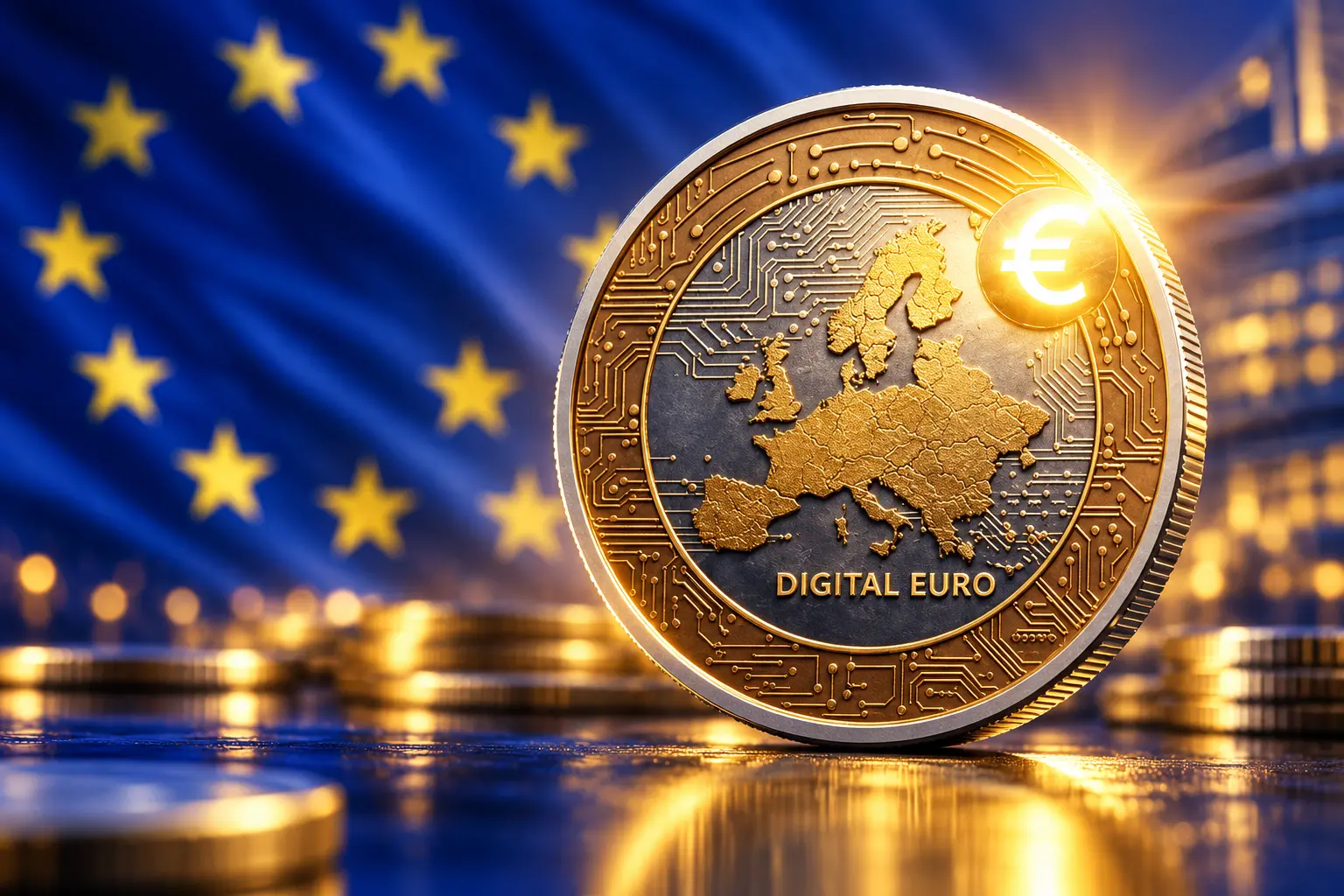 digital euro holding limits versus stablecoin balances