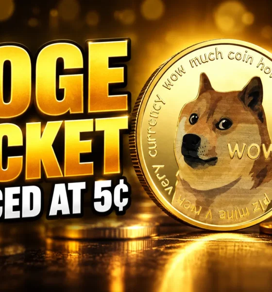 Dogecoin 0.085 Robinhood prediction market 4 a.m.