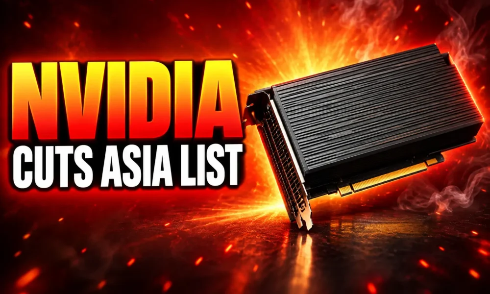 Nvidia halves Asia AI chip buyer list 2026