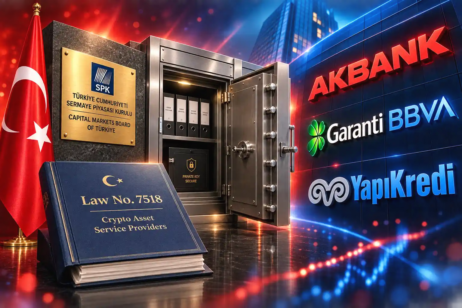 Turkey Akbank Garanti BBVA Yapı Kredi crypto custody permits